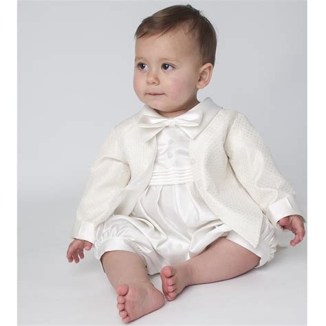 ivory christening outfits for boys